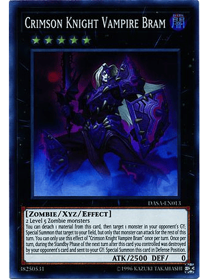 Crimson Knight Vampire Bram - DASA-EN013 - Super Rare Unlimited