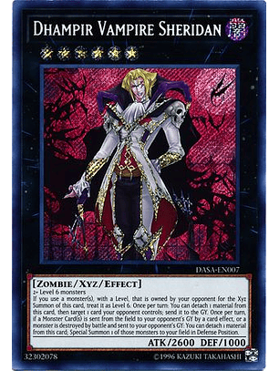 Dhampir Vampire Sheridan - DASA-EN007 - Secret Rare Unlimited
