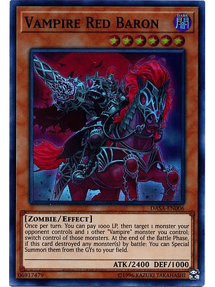 Vampire Red Baron - DASA-EN006 - Super Rare Unlimited