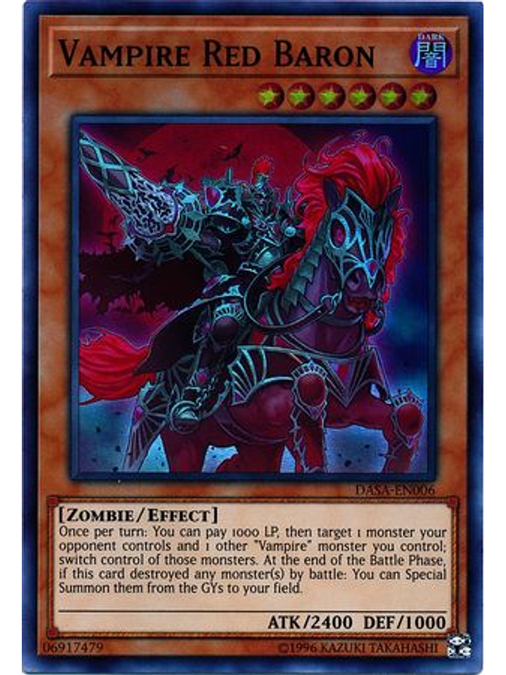 Vampire Red Baron - DASA-EN006 - Super Rare Unlimited 1