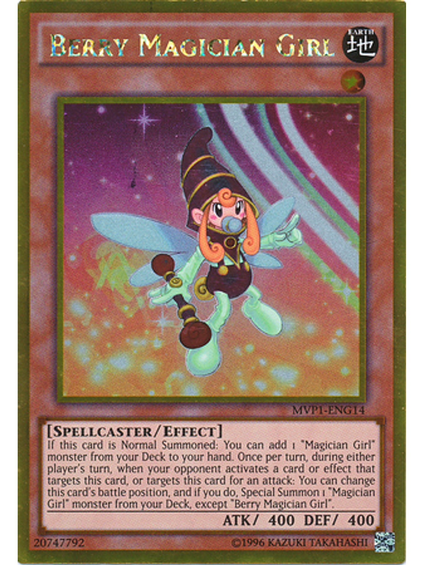 Berry Magician Girl - MVP1-ENG14 - Gold Rare Unlimited 1
