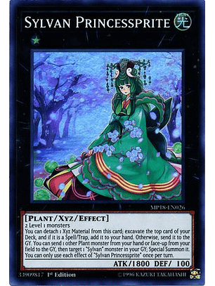 Sylvan Princessprite - MP18-EN026 - Super Rare 1st Edition