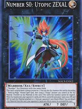 Number S0: Utopic ZEXAL - MACR-ENSE2 - Super Rare Limited Edition