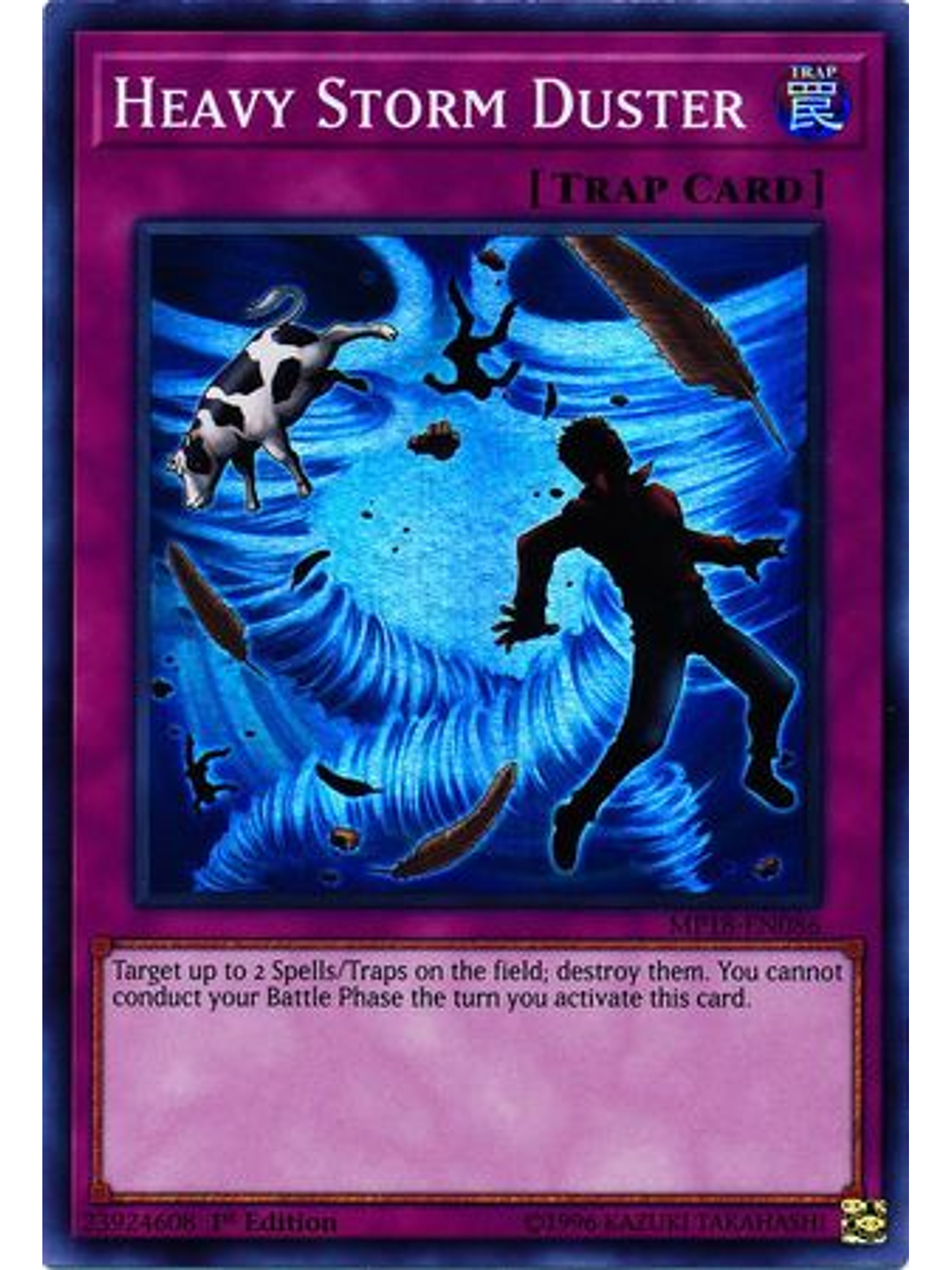 Heavy Storm Duster - MP18-EN086 - Super Rare 1st Edition 1