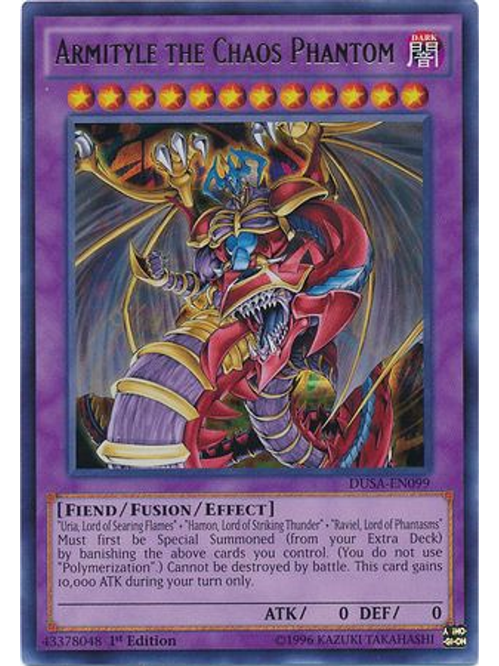 Armityle the Chaos Phantom - DUSA-EN099 - Ultra Rare 1st Edition 1