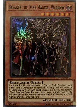 Breaker the Dark Magical Warrior - OP10-EN004