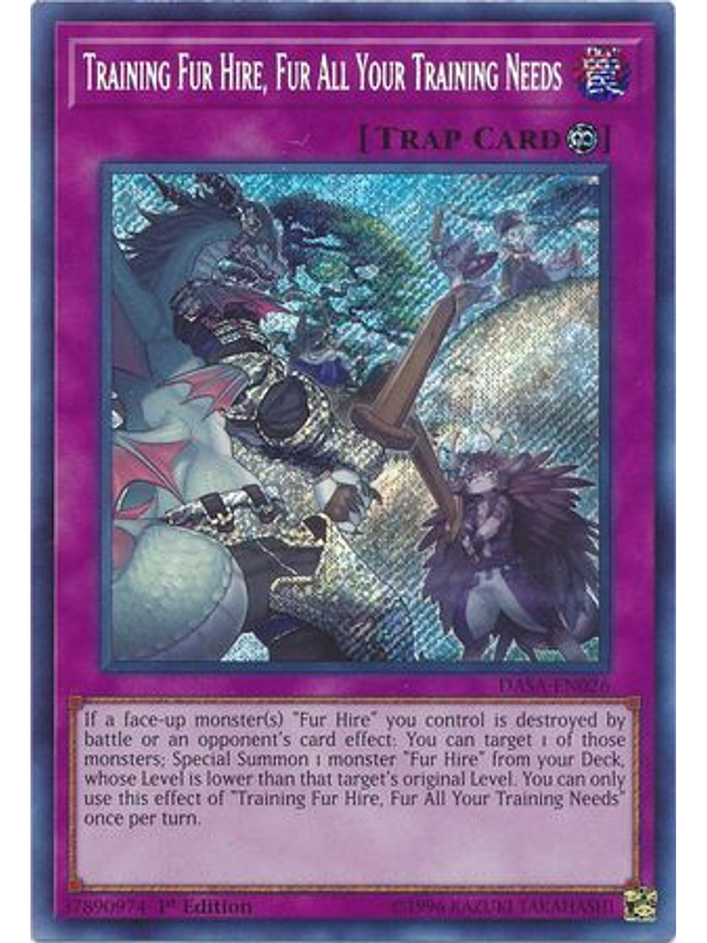 Training Fur Hire, Fur All Your Training Needs - DASA-EN026 - Secret Rare 1st Edition 1