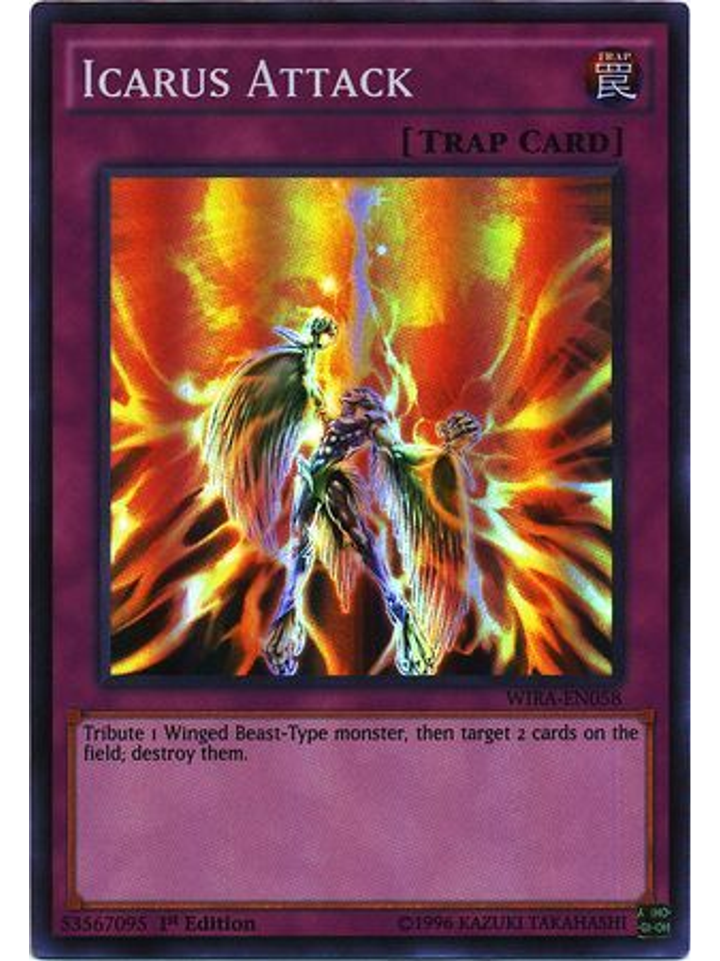 Icarus Attack - WIRA-EN058 - Super Rare 1st Edition 1