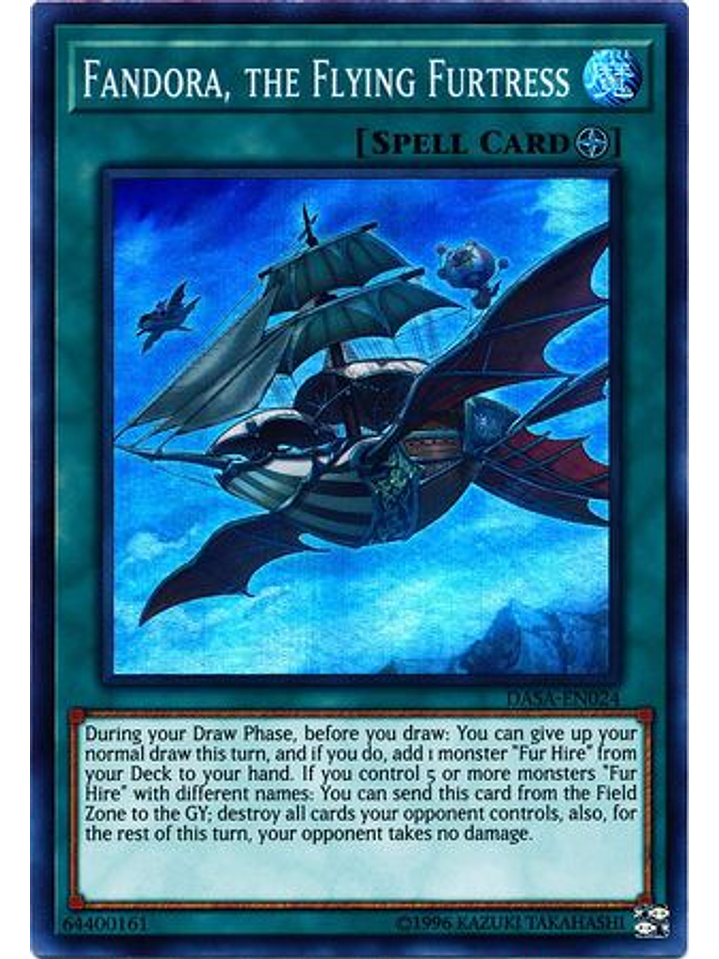 Fandora, the Flying Furtress - DASA-EN024 - Super Rare Unlimited 1