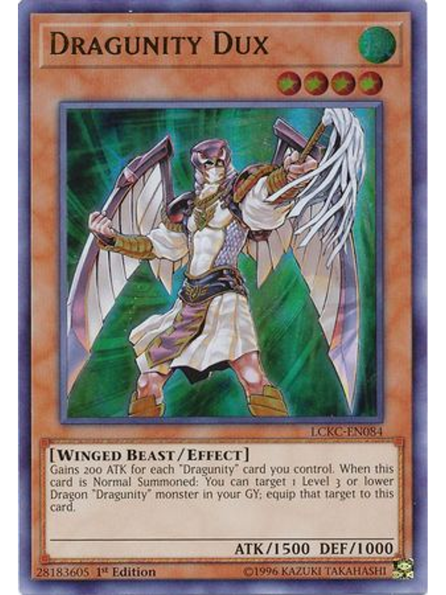 Dragunity Dux - LCKC-EN084 - Ultra Rare 1st Edition 1