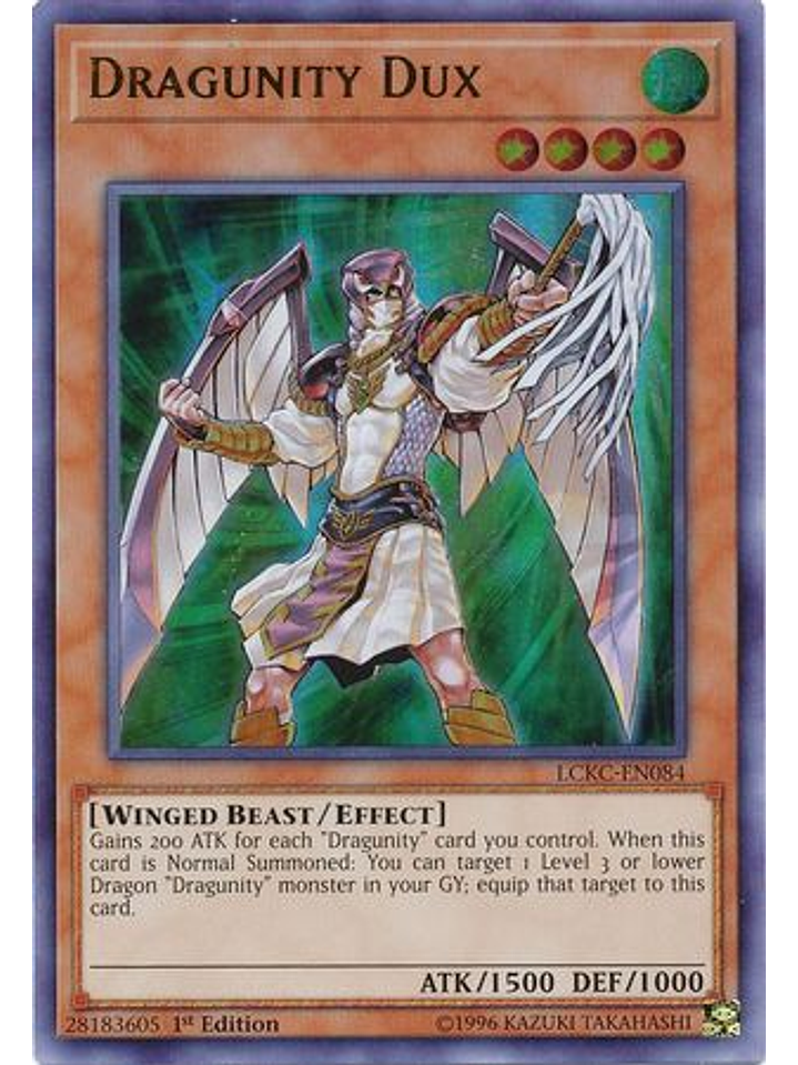 Dragunity Dux - LCKC-EN084 - Ultra Rare 1st Edition 1