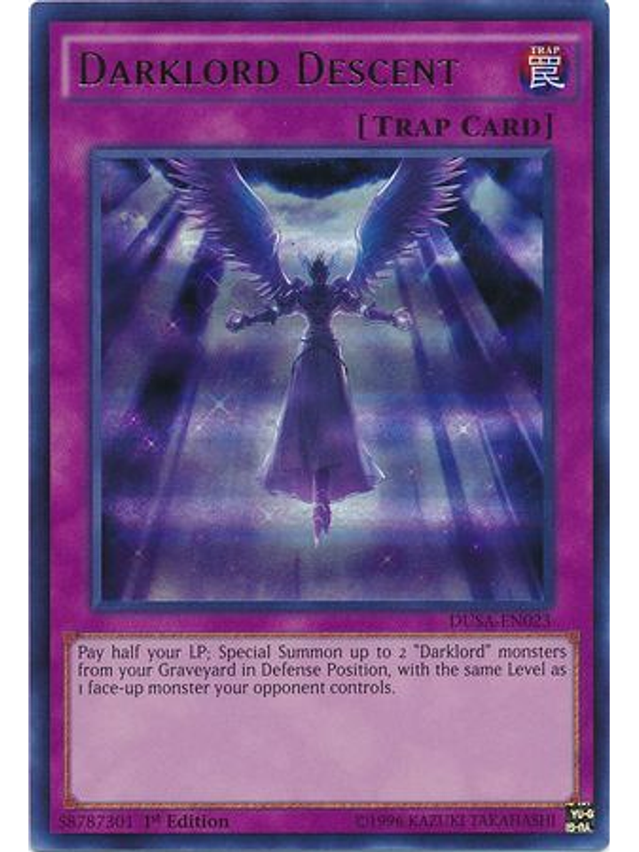 Darklord Descent - DUSA-EN023 - Ultra Rare 1st Edition 1