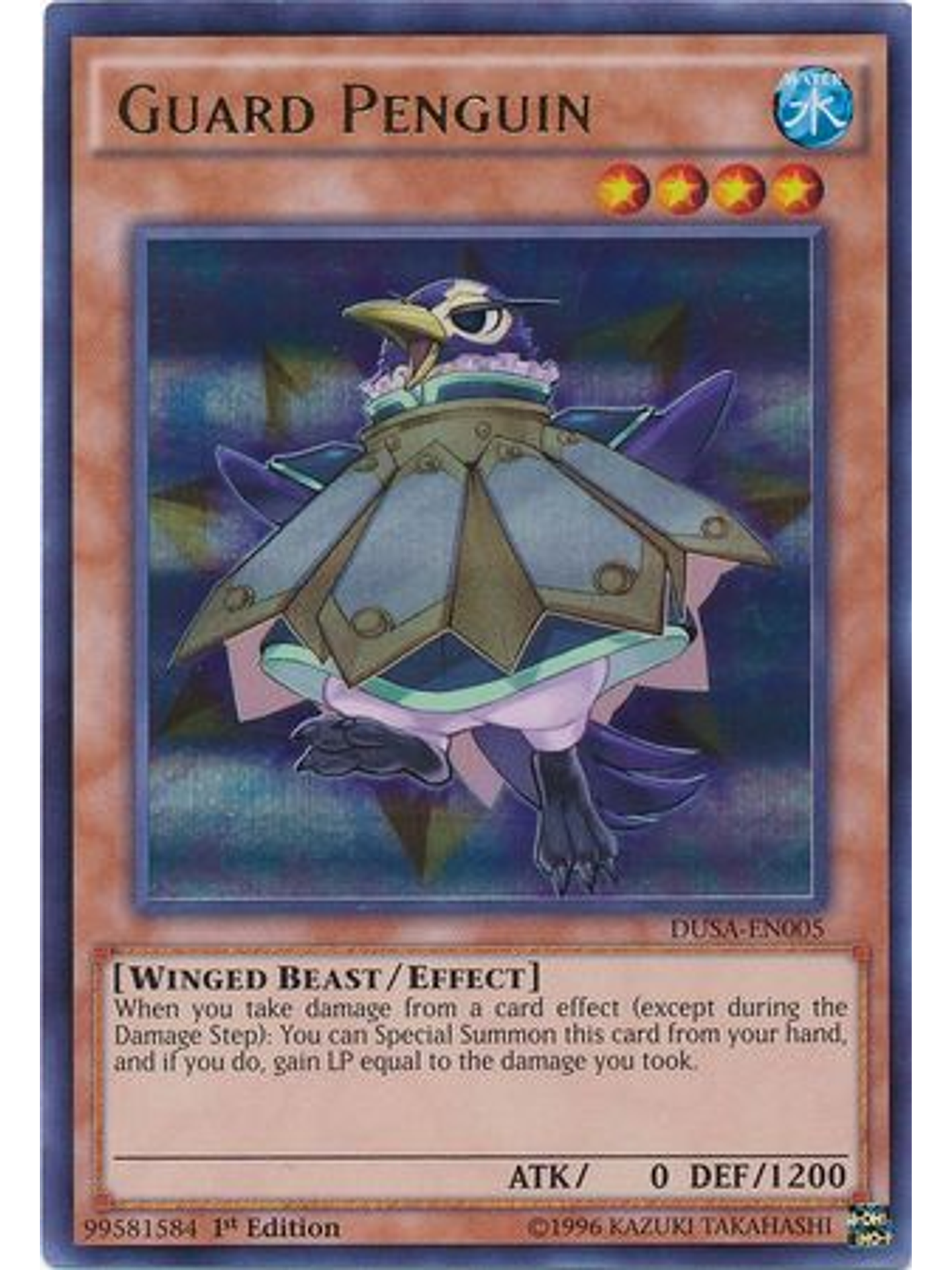 Guard Penguin - DUSA-EN005 - Ultra Rare 1st Edition 1