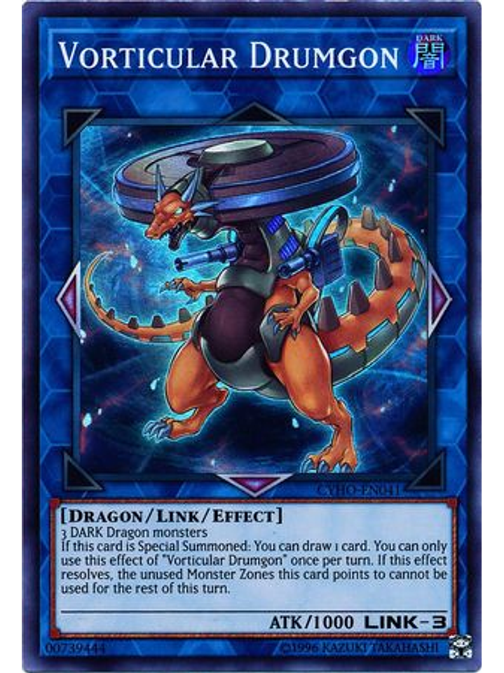 Vorticular Drumgon - CYHO-EN041 - Super Rare Unlimited 1