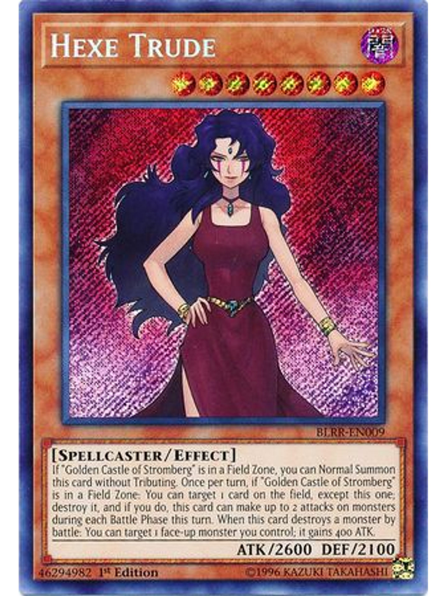 Hexe Trude - BLRR-EN009 - Secret Rare 1st Edition 1