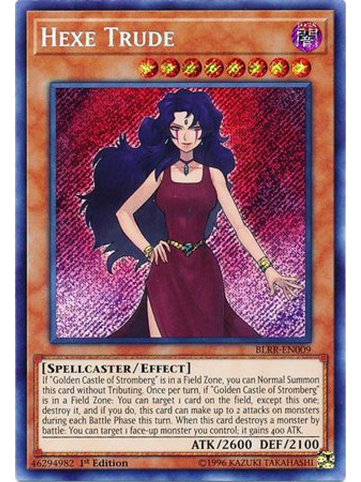 Hexe Trude - BLRR-EN009 - Secret Rare 1st Edition 1