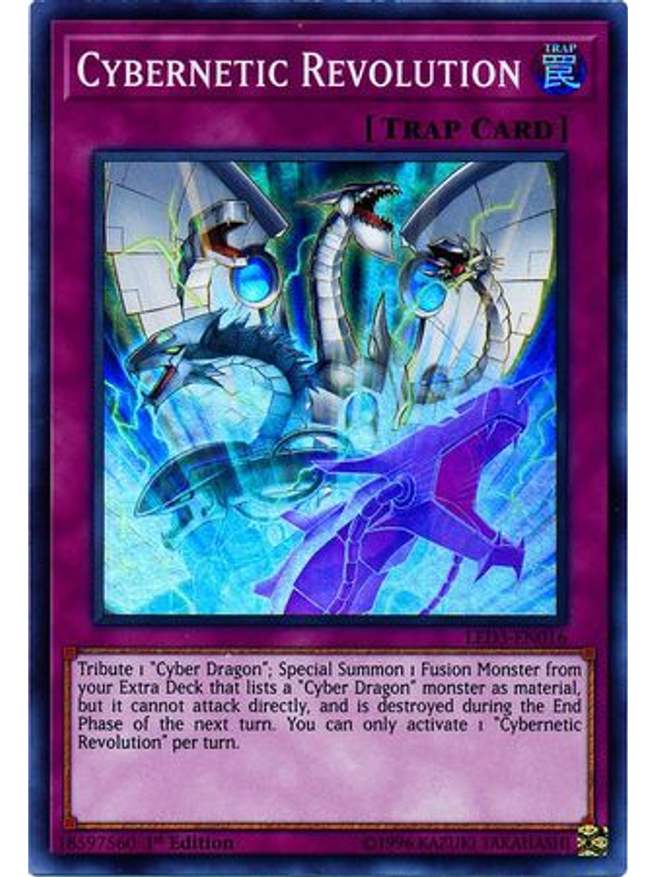 Cybernetic Revolution - LED3-EN016 - Super Rare 1st Edition 1