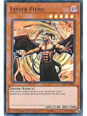 Lesser Fiend - LART-EN008 - Ultra Rare