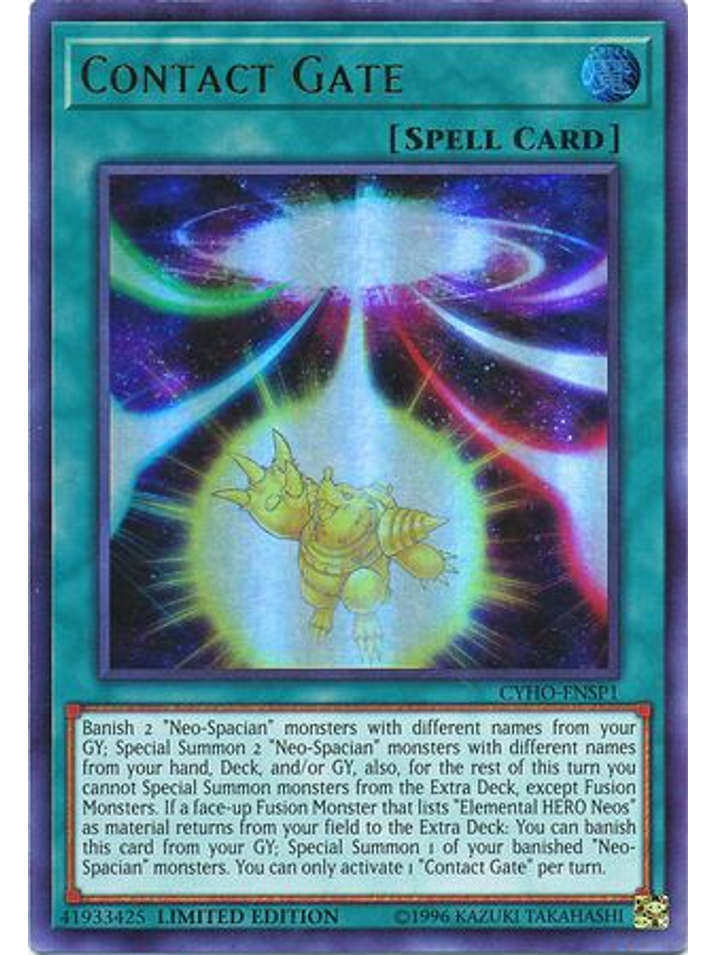 Contact Gate - CYHO-ENSP1 - Ultra Rare Limited Edition 1