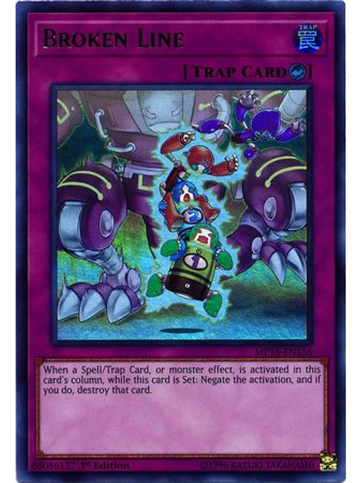 Broken Line - MP18-EN156 - Ultra Rare 1st Edition 1