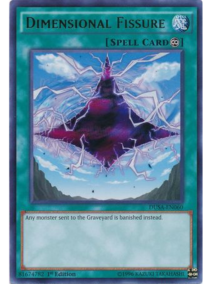 Dimensional Fissure - DUSA-EN060 - Ultra Rare 1st Edition 1