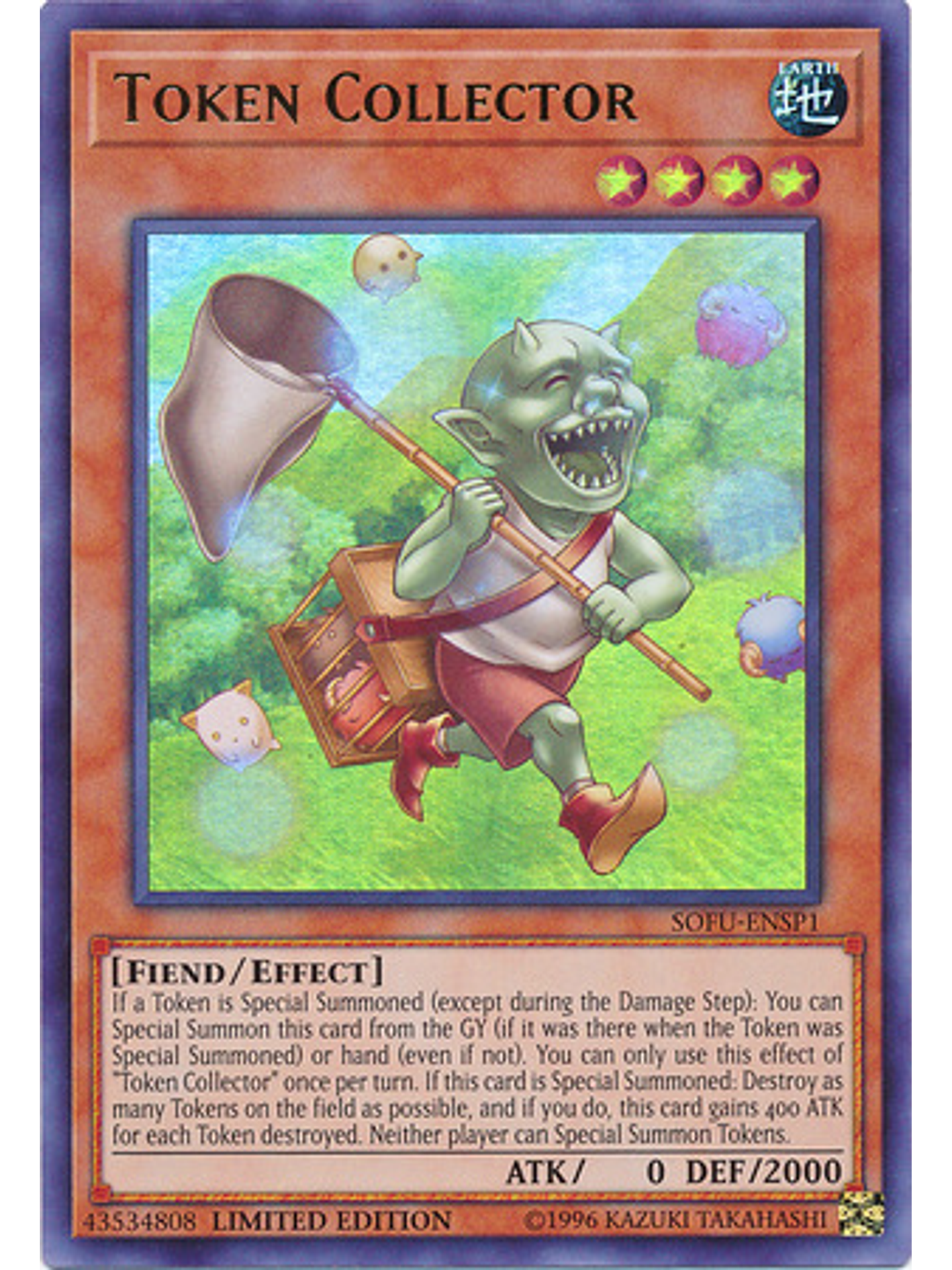 Token Collector - SOFU-ENSP1 - Ultra Rare Limited Edition 1
