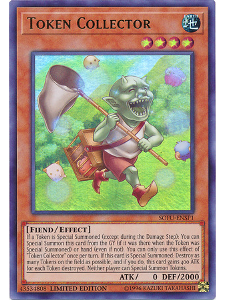 Token Collector - SOFU-ENSP1 - Ultra Rare Limited Edition 1