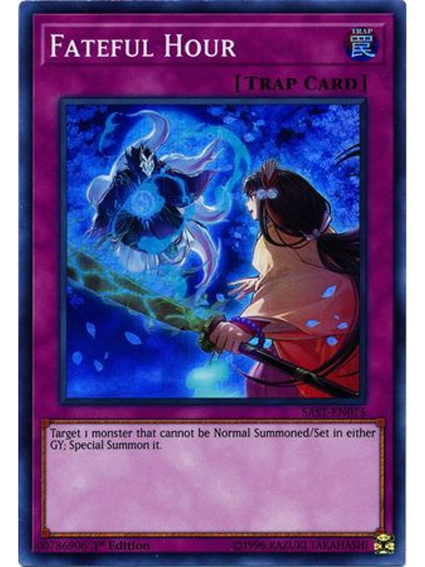 Fateful Hour - SAST-EN075 - Super Rare 1st Edition 1