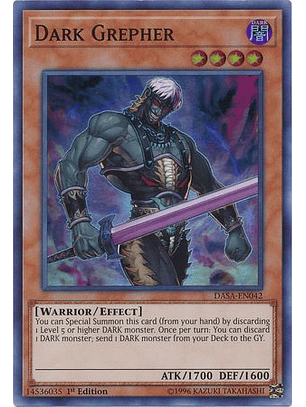 Dark Grepher - DASA-EN042 - Super Rare 1st Edition
