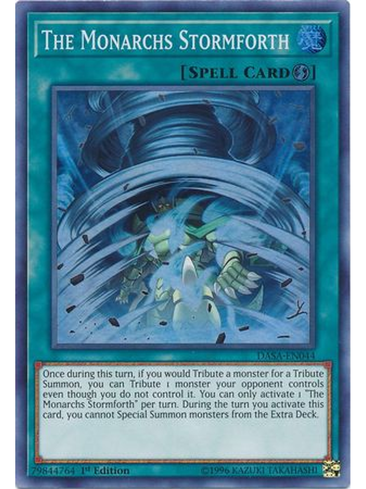 The Monarchs Stormforth - DASA-EN044 - Super Rare 1st Edition 1