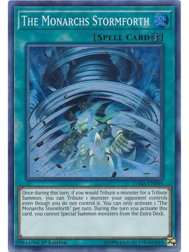 The Monarchs Stormforth - DASA-EN044 - Super Rare 1st Edition 1