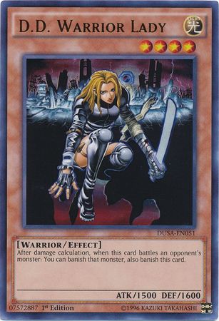D.D. Warrior Lady - DUSA-EN051 - Ultra Rare 1st Edition