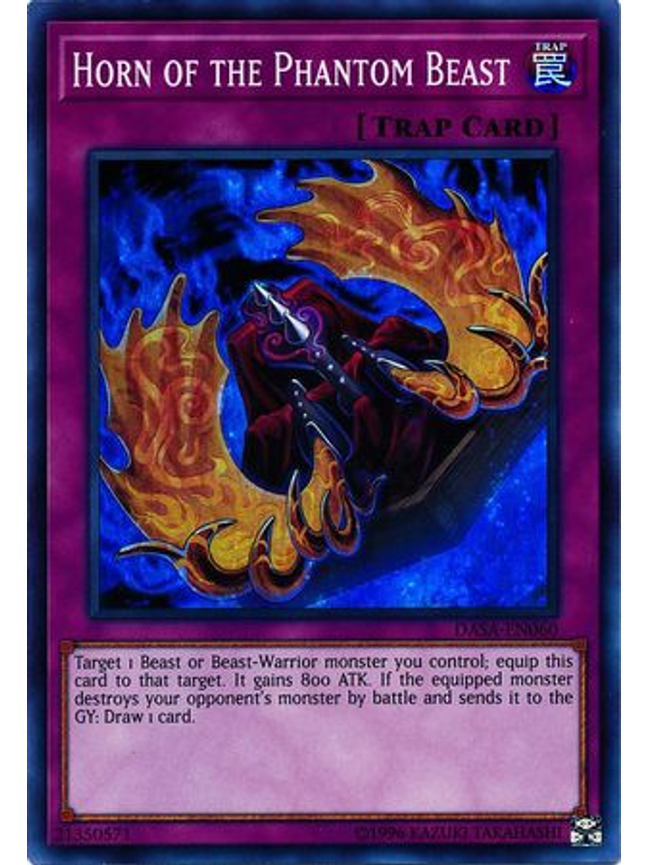 Horn of the Phantom Beast - DASA-EN060 - Super Rare Unlimited 1