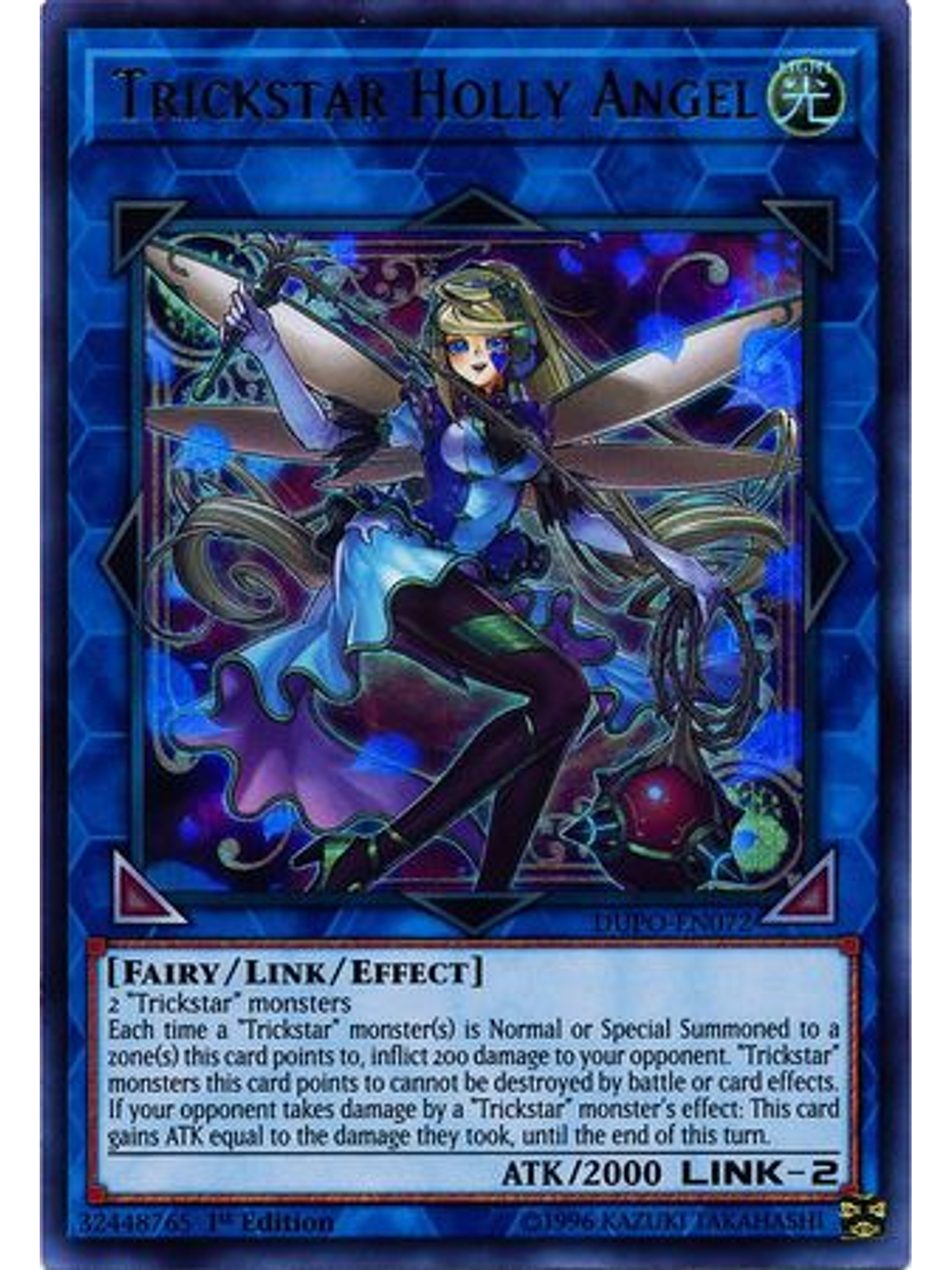 Trickstar Holly Angel - DUPO-EN072 - Ultra Rare 1st Edition 1