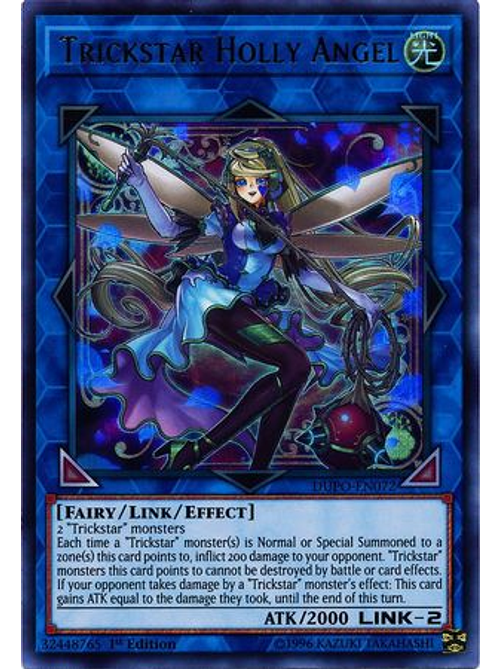 Trickstar Holly Angel - DUPO-EN072 - Ultra Rare 1st Edition 1