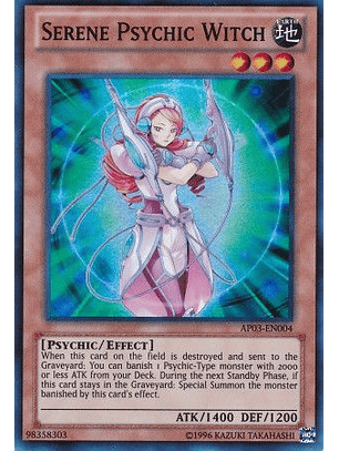 Serene Psychic Witch - AP03-EN004 - Super Rare