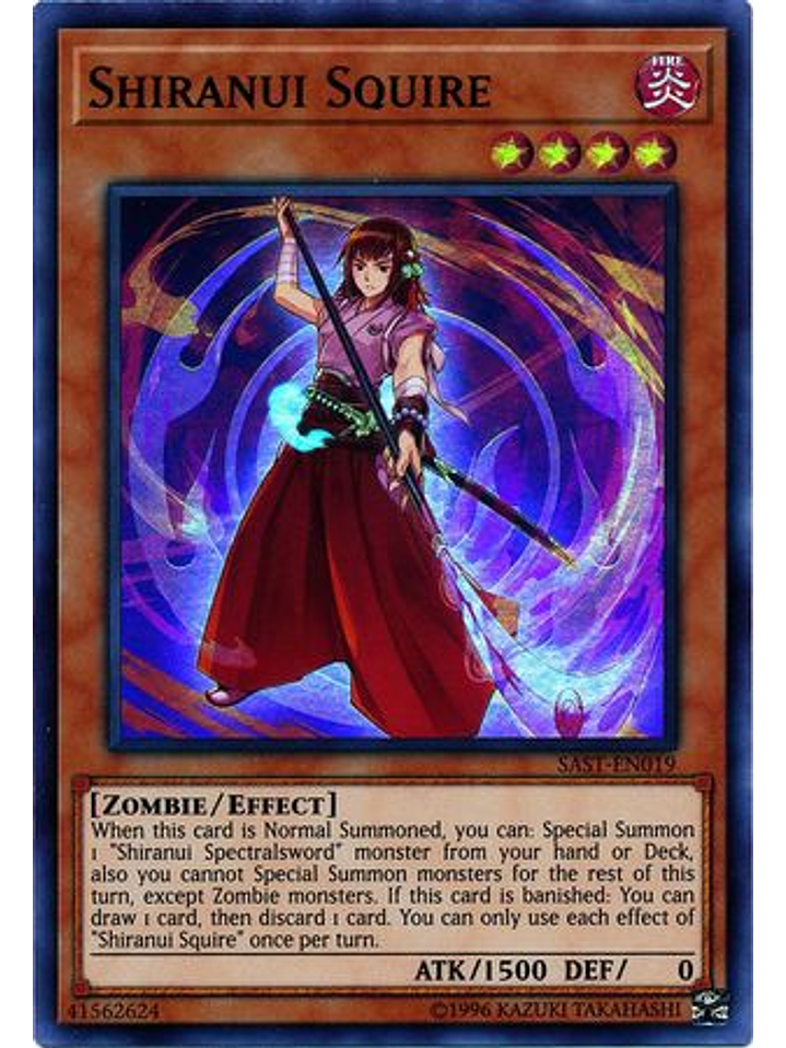Shiranui Squire - SAST-EN019 - Super Rare Unlimited 1