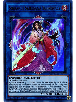 Shiranui Skillsaga Supremacy - SAST-EN054 - Ultra Rare 1st Edition