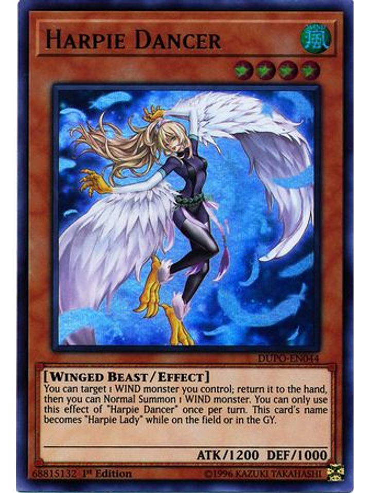 Harpie Dancer - DUPO-EN044 - Ultra Rare 1st Edition 1