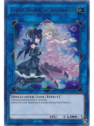 Clara & Rushka, the Ventriloduo - EXFO-EN049 - Ultra Rare 1st Edition