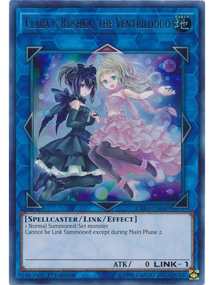 Clara & Rushka, the Ventriloduo - EXFO-EN049 - Ultra Rare 1st Edition 1