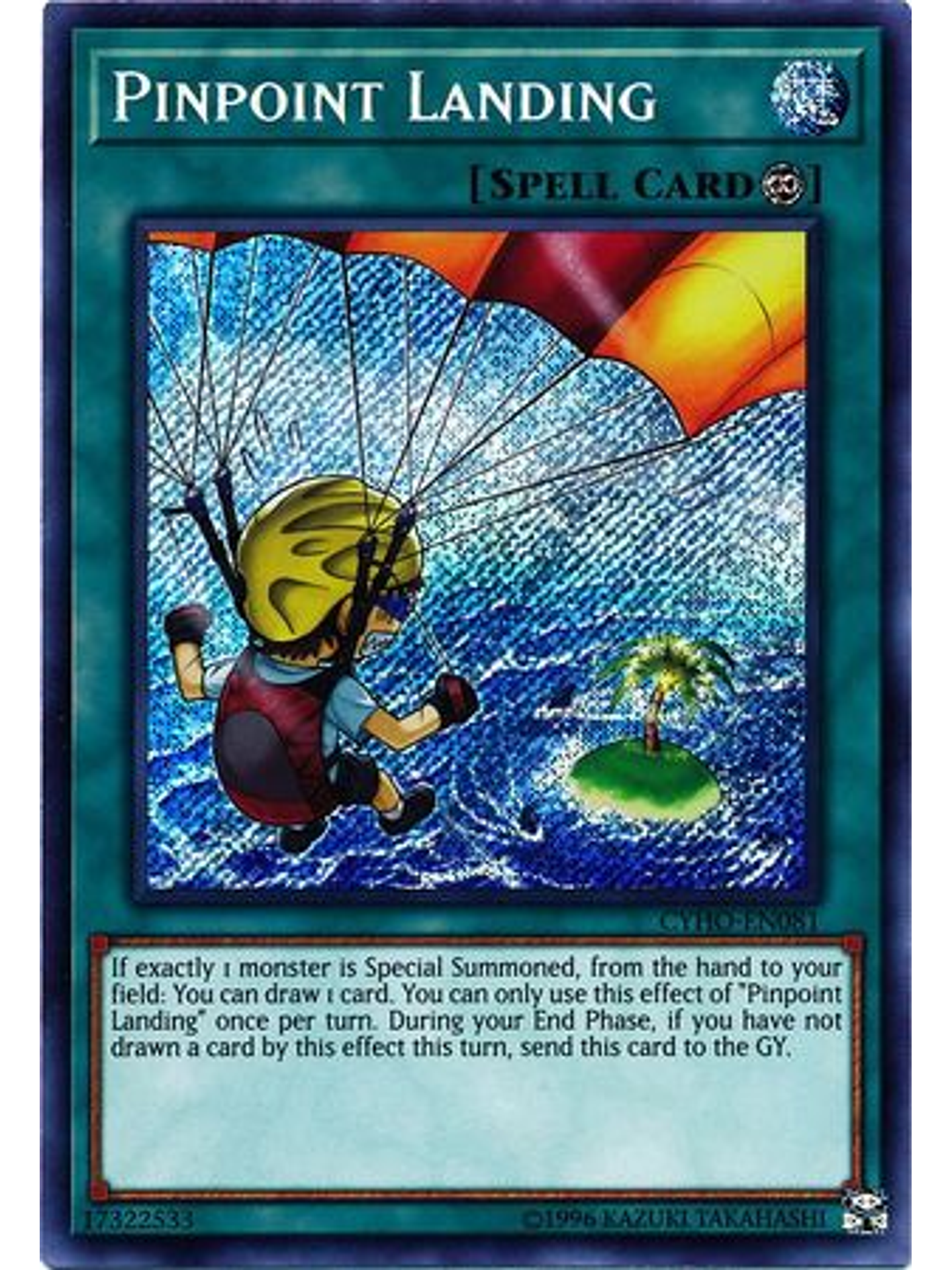 Pinpoint Landing - CYHO-EN081 - Secret Rare Unlimited 1