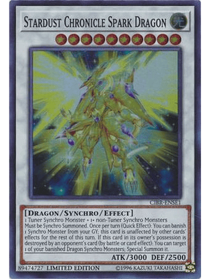 Stardust Chronicle Spark Dragon - CIBR-ENSE1 - Super Rare Limited