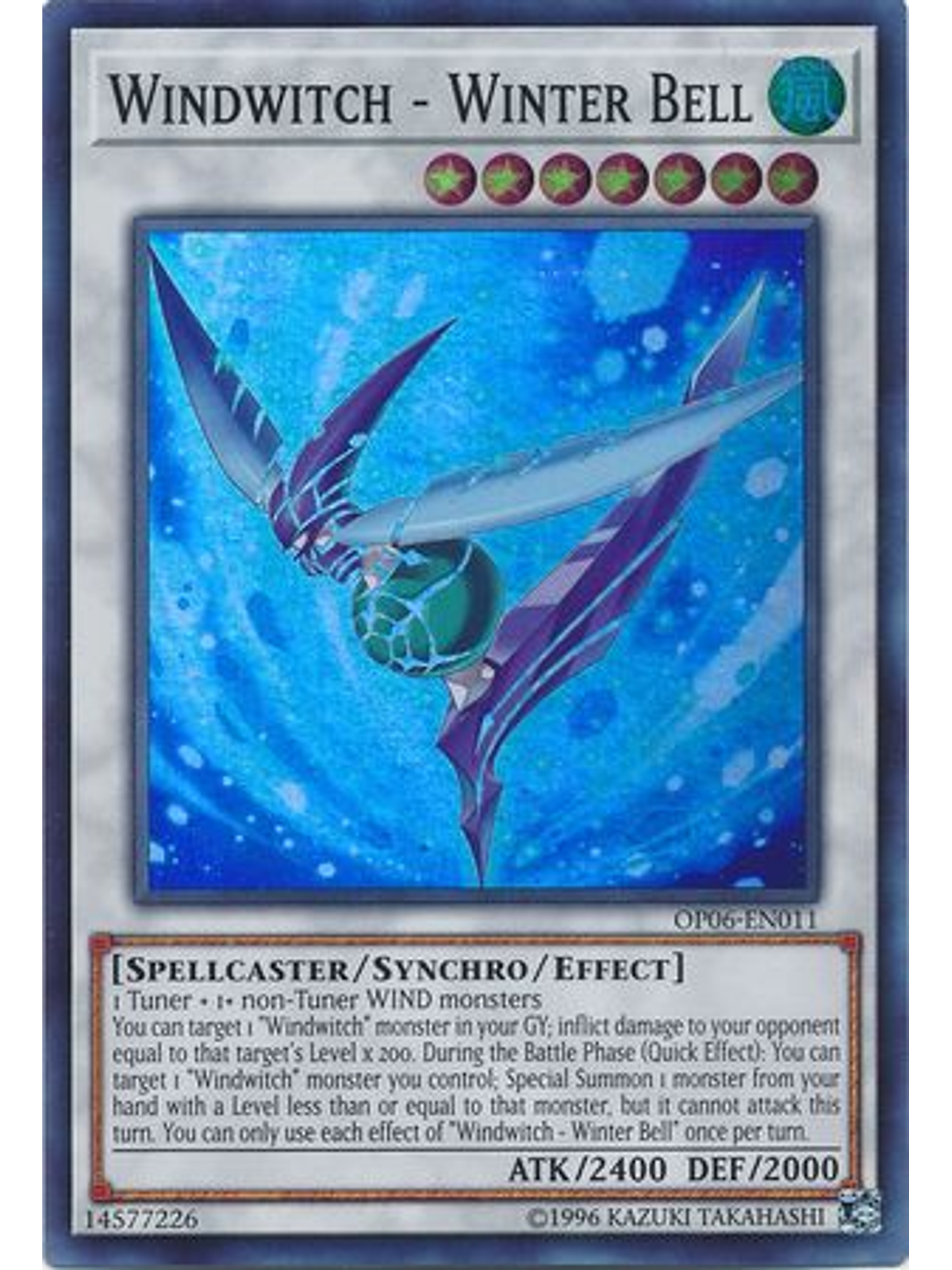 Windwitch - Winter Bell - OP06-EN011 - Super Rare 1