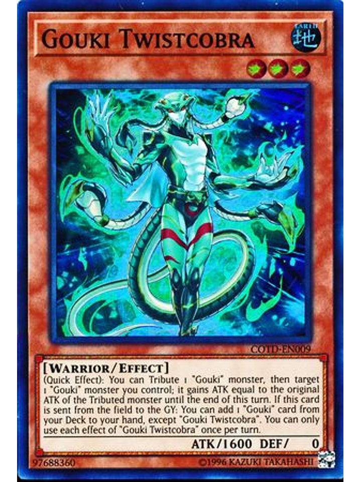 Gouki Twistcobra - COTD-EN009 - Super Rare Unlimited 1