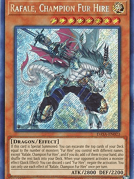 Rafale, Champion Fur Hire - DASA-EN023 - Secret Rare Unlimited