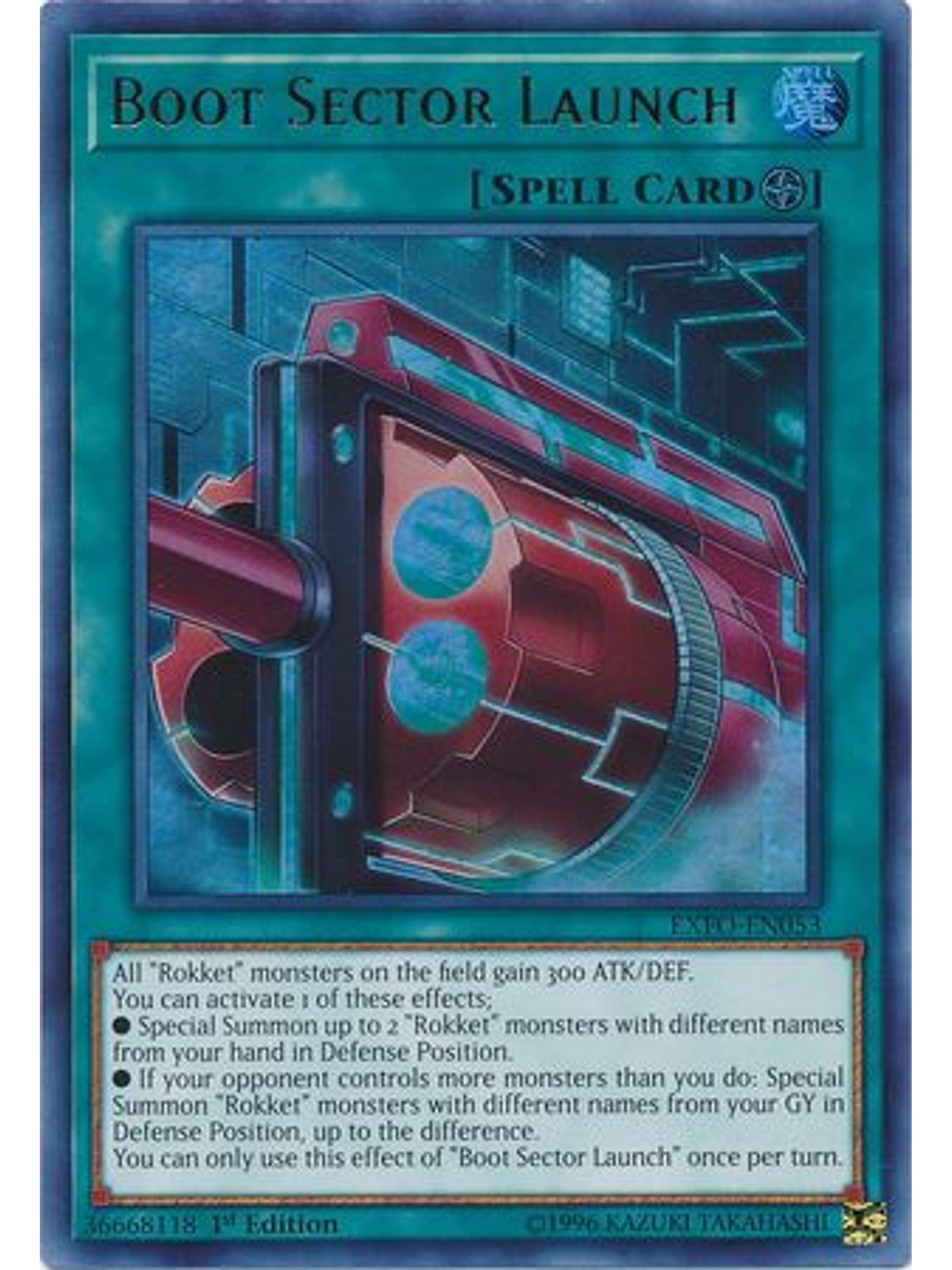 Boot Sector Launch - EXFO-EN053 - Ultra Rare 1st Edition 1