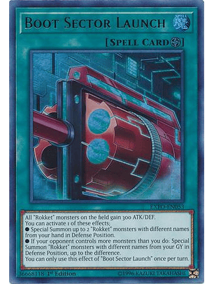 Boot Sector Launch - EXFO-EN053 - Ultra Rare 1st Edition