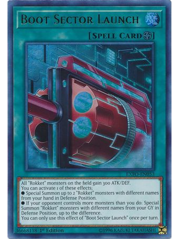 Boot Sector Launch - EXFO-EN053 - Ultra Rare 1st Edition 1
