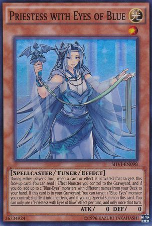 Priestess with Eyes of Blue - SHVI-EN098 - Super Rare Unlimited